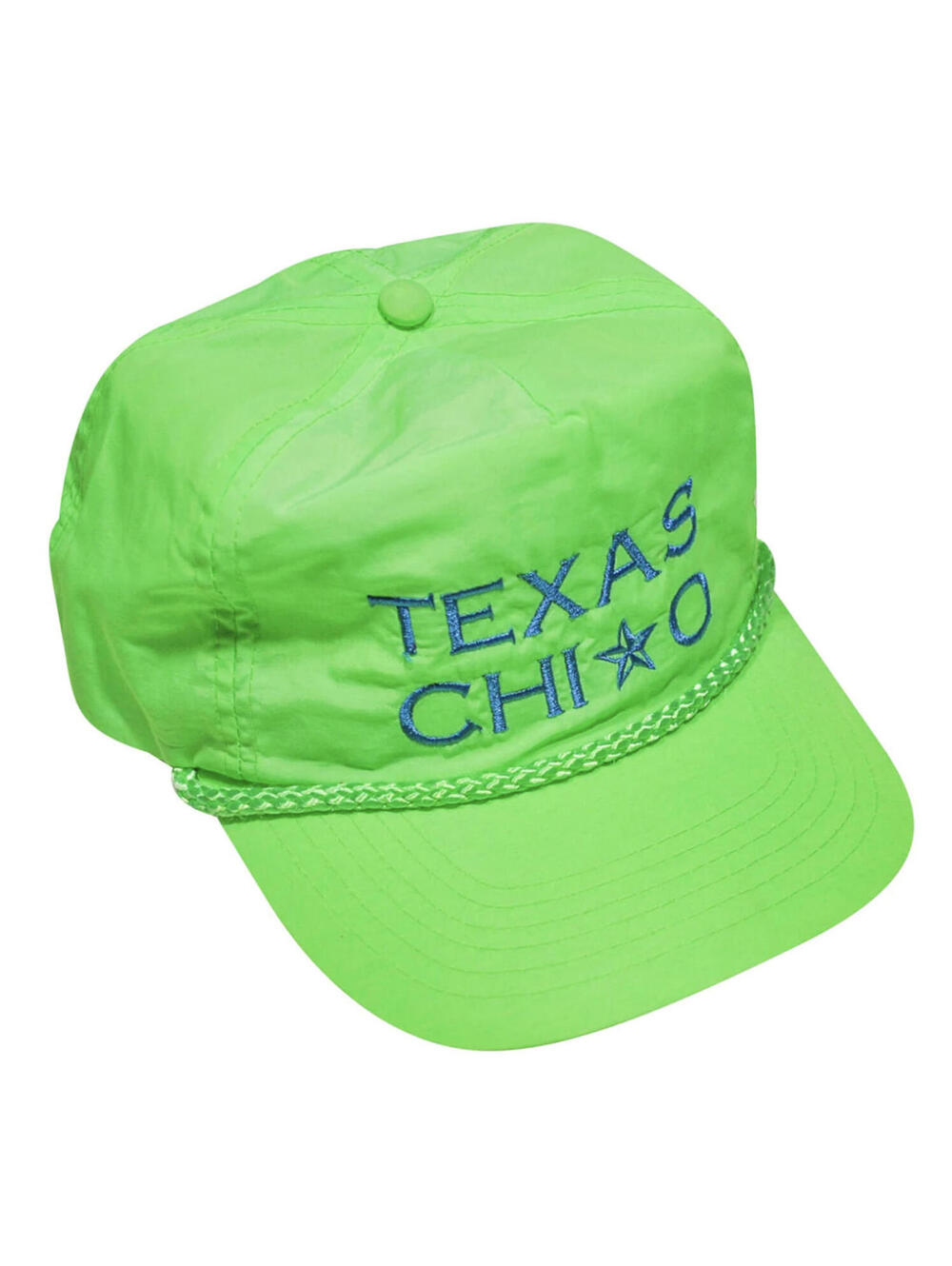 Vintage Texas Longhorns Chi O Fraternity Sorority Green Rope Snapback Hat Cap